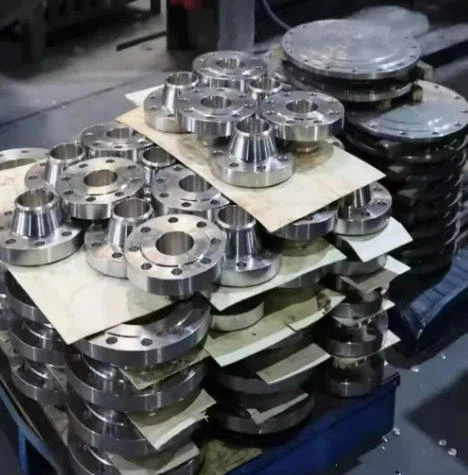 Customized SS304 SS316L Stainless Hlau Weld Neck Flange