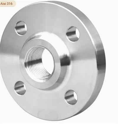 Stainless hlau en1092-1 ntaus 2 xoob phaj flange